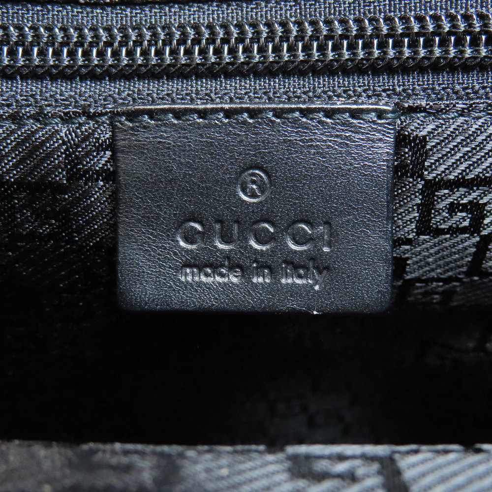Gucci Shoulder Bag Canvas Sling Black - Picture 7 of 10